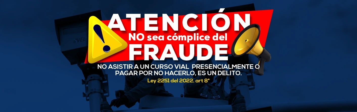No sea complice del fraude - es un delito - Agenda Tu Curso Vial - Ciacon Sas - Cursos Viales - Multas & Fotomultas